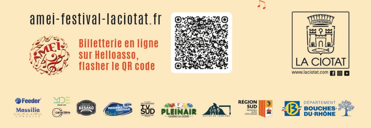 Logos des partenaires et soutiens du festival
